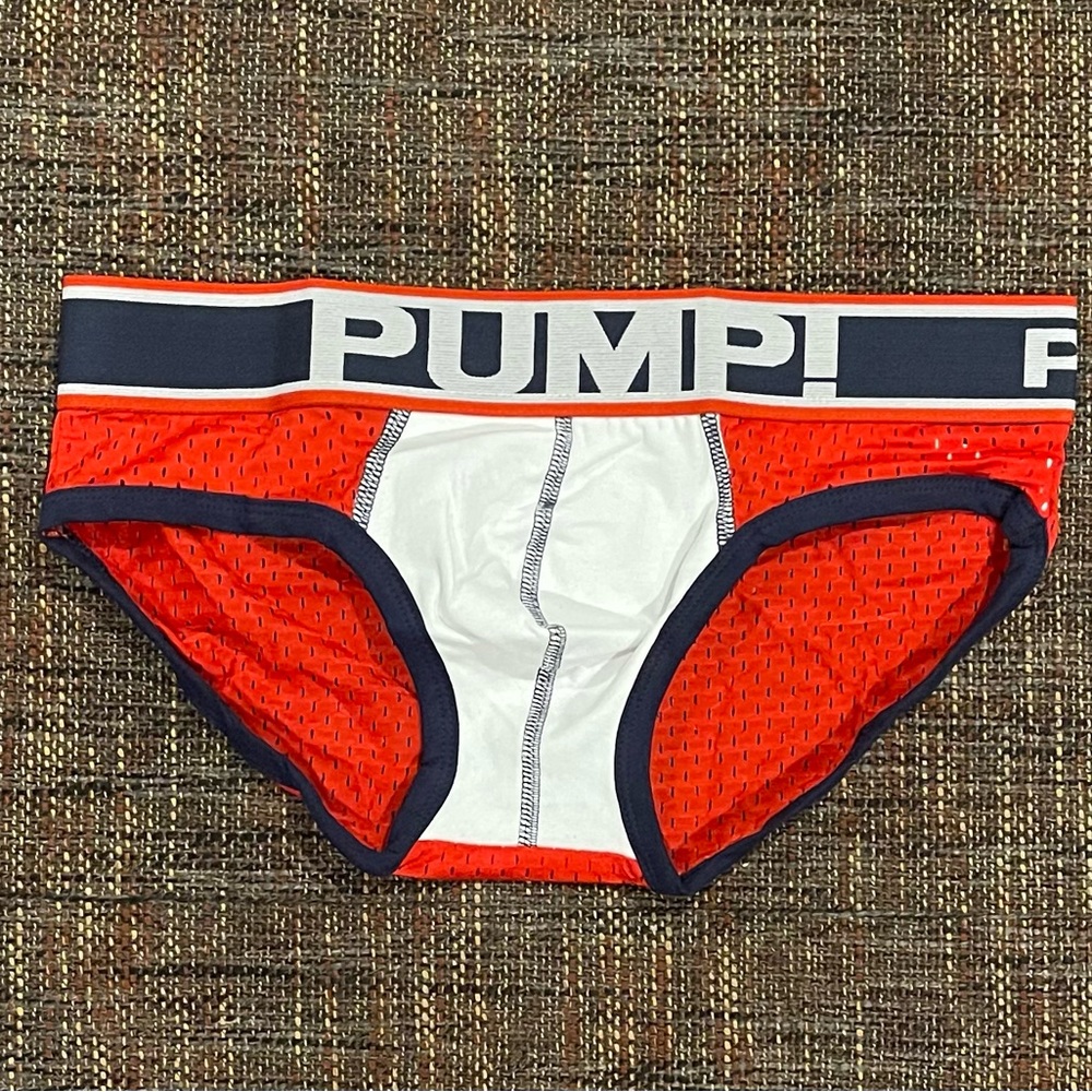 PUMP! Red and White Briefs - Fever Brief